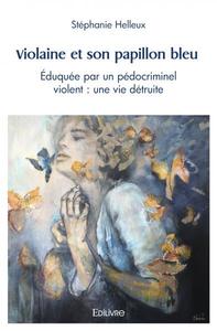Violaine et son papillon bleu