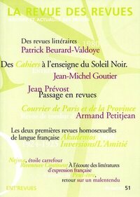 LA REVUE DES REVUES - NUMERO 51
