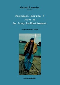 Pourquoi écrire ?