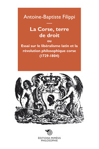 LA CORSE, TERRE DE DROIT