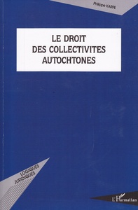 Le droit des collectivités autochtones