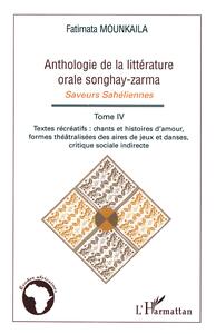 Anthologie de la littérature orale songhay-zarma