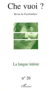 La langue intime