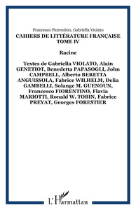 Cahiers de Littérature Française Tome IV