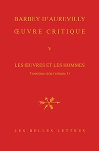 OEUVRE CRITIQUE V - LES OEUVRES ET LES HOMMES, TROISIEME SERIE (VOL. 1). XVII, LES PHILOSOPHES ET LE