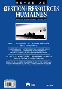 GESTION DES RESSOURCES HUMAINES 130 - THE EFFECTS OF ORGANISATIONAL COMMITMENT ON KNOWLEDGE SHARING