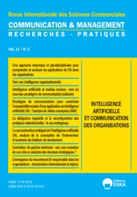 INTELLIGENCE ARTIFICIELLE ET COMMUNICATION DES ORGANISATIONS-CM 2-2020