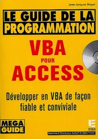 GUIDE PROGRAMMATION VBA POUR ACCESS