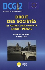 DCG 2 - DROIT DES SOCIETES