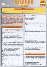 ACCESS AVANCE-SAVOIRS FONDAMENTAUX INFORMATIQUE MULTIMEDIA-