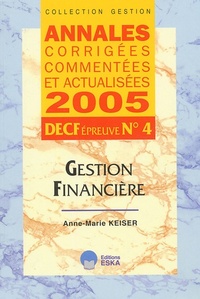 ANNALES 2005 DECF EPREUVE N  4