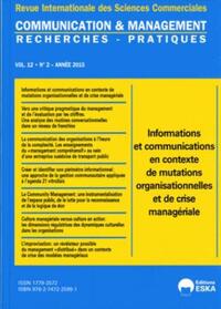 COMMUNICATION ET MANAGEMENT 2 2015