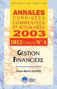 DECF N 4-GESTION FINANCIERE-ACCA 2003