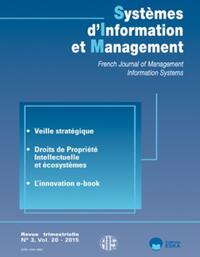SIM VOL 20 N3 2015 VEILLE STRATEGIQUE