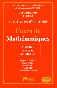 COURS MATH. 1ER ET 2E ANNEE D'UNIVERSITE