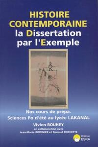 HISTOIRE CONTEMPORAINE LA DISSERTATION P