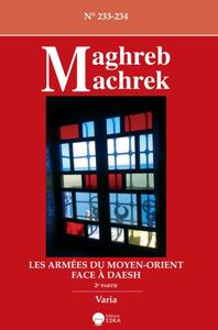 LES ARMEES DU MOYEN-ORIENT FACE A DAESH-2EME PARTIE-MAGHREB MACHREK 233-234