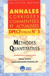 DPECF EPREUVE 3 METHODES QUANTITATIVES