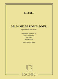MADAME DE POMPADOUR (N 3 DE MADAME POMPADOUR) CHANT