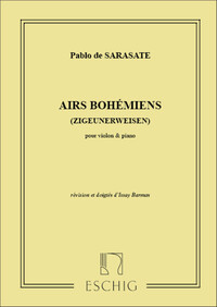 PABLO DE SARASATE : AIRS BOHEMIENS - VIOLON ET PIANO