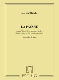PAVANE VIOLON-PIANO  VIOLON