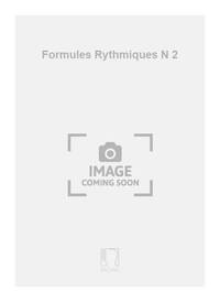 FORMULES RYTHMIQUES N 2  FORMATION MUSICALE