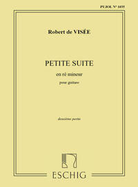PETITE SUITE EN RE MINEUR, DEUXIEME PARTIE, POUR