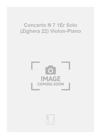 CONCERTO N 7 1ER SOLO (ZIGHERA 22) VIOLON-PIANO VIOLON