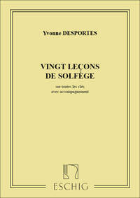 20 LECONS SOLF. AVEC PIANO  FORMATION MUSICALE