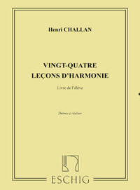 24 LECONS D'HARMONIE, LIVRE DE L' ELEVE, THEMES A FORMATION MUSICALE