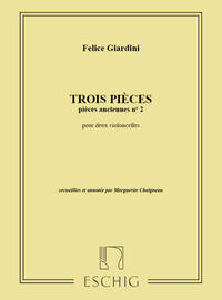3 PIECES 2 VIOLONCELLES