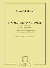 MANOEUVRE D'AUTOMNE CH-PIANO CHANT