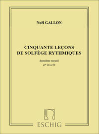 50 LECONS VOL 2 SOLFEGE RYTMIQUE FORMATION MUSICALE