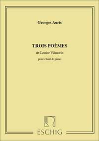 3 POEMES DE VILMORIN CH-PIANO CHANT