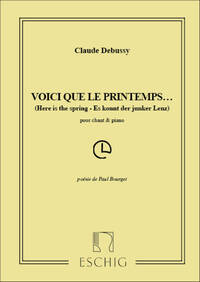 VOICI QUE LE PRINTEMPS... CHANT