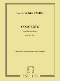 CONCERTO POUR ALTO PARTS FLUTES 1 ET 2