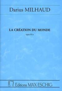 LA CREATION DU MONDE, OPUS 81A POCHE