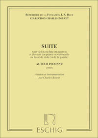 SUITE (1668) - REVISION DE CHARLES BOUVET FLUTE TRAVERSIERE