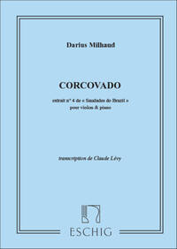 SAUDADES DO BRAZIL N 4 CORCOVADO VIOLON-PIANO  VIOLON