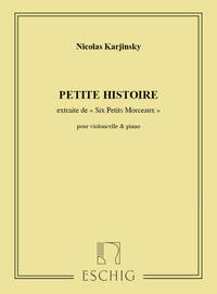 6 PETITS MORCEAUX N 3 PET.HISTOIRE VLC/PIANO  VIOLONCELLE