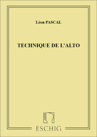 TECHNIQUE DE L'ALTO FORMATION MUSICALE