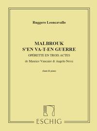 MALBROUGHT..CHT-PIANO  CHANT