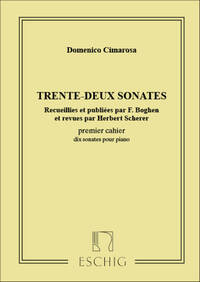 32 SONATES, RECUEILLIES ET PUBLIEES PAR F. BOGHEN, PIANO