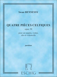 QATRE PIECES CELTIQUES, POUR COR ANGLAIS, VIOLON, MUSIQUE D'ENSEMBLE