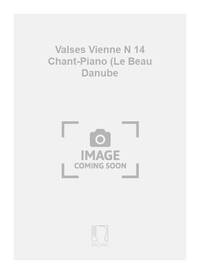 VALSES VIENNE N 14 CHANT-PIANO (LE BEAU DANUBE CHANT