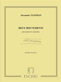2 MOUVEMENTS 4 VIOLONCELLES -PARTITION+PARTIES SEPAREES