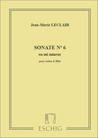 SONATE N 06 EN MI MINEUR VL OU FL-PIANO VIOLON