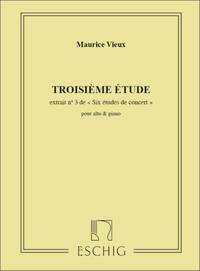 ETUDES CONCERT NO. 3 ALTO