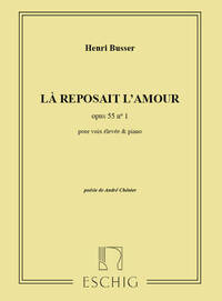 LA REPOSAIT L'AMOUR VX ELEVEE-PIANO (ANDRE CHANT