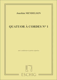 QUATUOR A CORDES N. 1 PARTITION ET PARTIES MUSIQUE D'ENSEMBLE